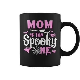 Mom Of The Spooky One Girl Halloween 1St Birthday Family Coffee Mug - Seseable