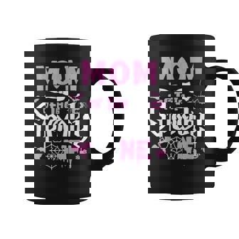 Mom Of The Spooky One Girl Halloween 1St Birthday Family Coffee Mug - Seseable