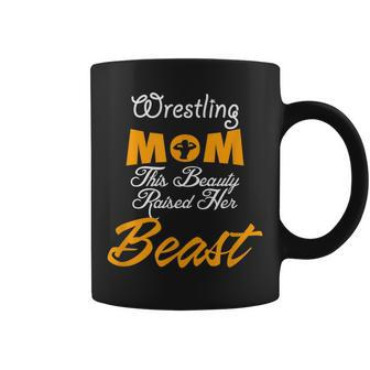 Mom Wrestling This Beauty From Here Mombeast Gifts Gifts For Mom Funny Gifts Coffee Mug | Mazezy