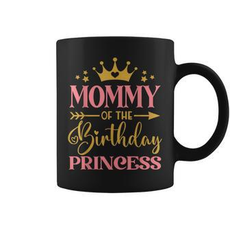 Mommy Of The Birthday Princess Themed Family Girl Birthday Coffee Mug - Thegiftio UK