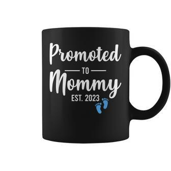 Mommy Est 2023 Promoted To Mommy 2023 Coffee Mug - Thegiftio UK