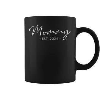 Mommy Est 2024 Promoted To Mom 2024 Mothers Day New Mom Coffee Mug - Thegiftio UK