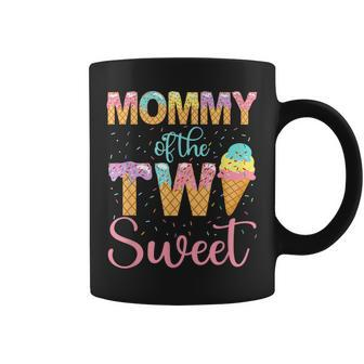 Mommy Of The Two Sweet Birthday Girl Ice Cream 2Nd Coffee Mug | Mazezy