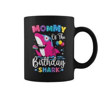 Mommy Of The Shark Birthday Mom Matching Family Coffee Mug | Mazezy