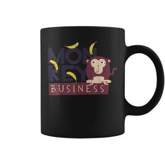 Monkey Business Costume Cute Easy Halloween Gift Coffee Mug | Mazezy