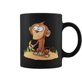 Monkey Grivet Rhesus Macaque Crab-Eating Macaque Coffee Mug | Mazezy