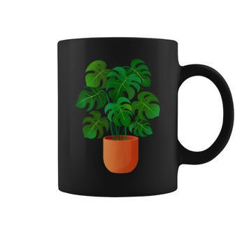 Monstera Deliciosa Swiss Cheese Plant Lover Funny Cute Gift Plant Lover Funny Gifts Coffee Mug | Mazezy