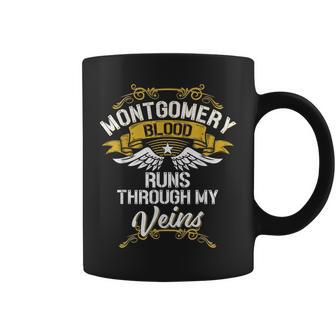 Montgomery Blood Runs Through My Veins Coffee Mug - Seseable