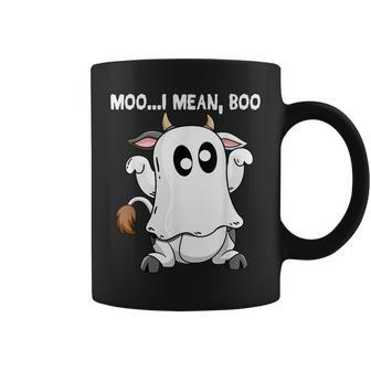 Moo I Mean Boo Cow Costume Halloween N Girl Gifts Coffee Mug | Mazezy DE