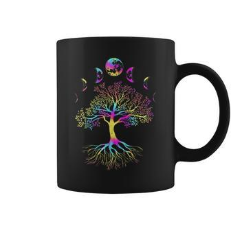 Moon Phases Tree Of Life Coffee Mug - Seseable