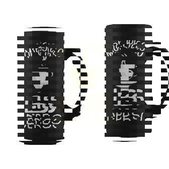 More Espresso Less Depresso Funny Coffee Lover Barista Coffee Mug - Thegiftio