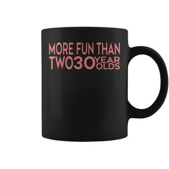 More Fun Than Two 30 Year Olds Womans 60Th Birthday Coffee Mug - Thegiftio UK