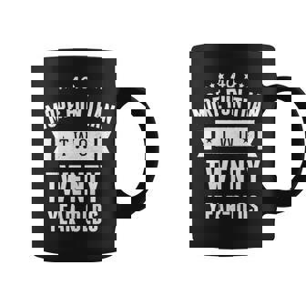 More Fun Than Two Twenty Year-Olds - 40Th Birthday Coffee Mug - Thegiftio UK