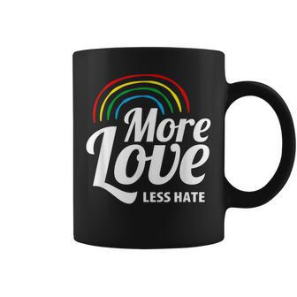 More Love Less Hate Lgbt Pride Equality Awareness Coffee Mug - Thegiftio UK