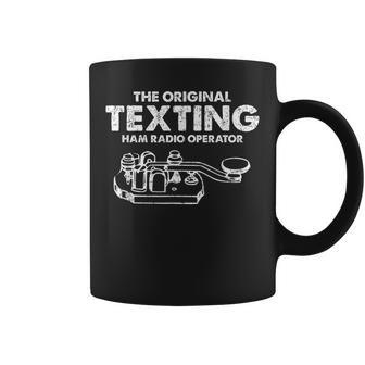 Morse Code Keyer Original Texting Ham Radio Coffee Mug | Mazezy