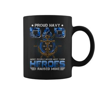 Most People Never Meet Their Heroes Proud Dad Navy Idea Coffee Mug | Mazezy