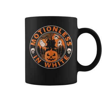 Motionlesses In White Halloween Pumpkin Scary Coffee Mug - Thegiftio UK