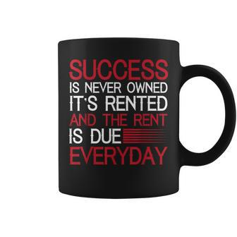Motivational Inspirational Quote Success Coffee Mug | Mazezy