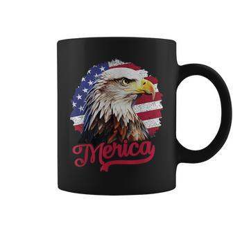 Motivational Pleasant Eagle Of Amusing Camping Illustration Camping Funny Gifts Coffee Mug | Mazezy