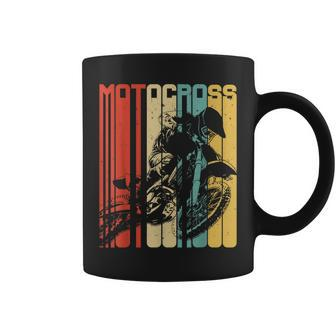 Motocross Dirt Bike Rider Retro Vintage Motorcycle Gifts Men Coffee Mug | Mazezy
