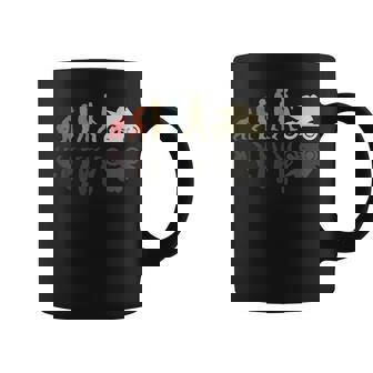 Motorcycle Evolution Vintage Shadow Biker Motorcyclist Coffee Mug | Mazezy