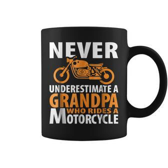 Motorcycle Grandpa Who Rides Biker Men Dad Gifts Coffee Mug | Mazezy DE