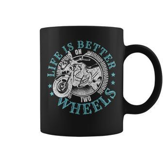 Motorcyclist Men Rider Motorcycle Biker Coffee Mug | Mazezy