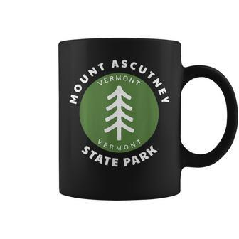 Mount Ascutney State Park Vermont Vt Forest Tree Badge Coffee Mug | Mazezy