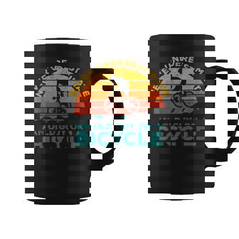 Mountain Bike Never Underestimate An Old Guy On A Bicycle Coffee Mug | Mazezy