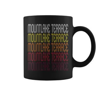 Mountlake Terrace Wa Vintage Style Washington Coffee Mug | Mazezy