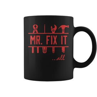 Mr Fix It All Fathers Day Gift Gift For Mens Coffee Mug | Mazezy UK