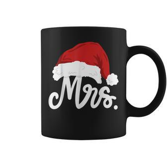 Mr And Mrs Santa Claus Couples Matching Christmas Pajamas Coffee Mug - Seseable