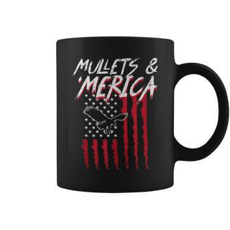 Mullets Merica Eagle Us American Flag 4Th Of July Patriotic Coffee Mug - Monsterry UK