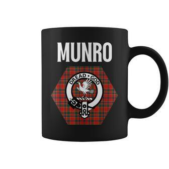 Munro Clan Scottish Name Coat Of Arms Tartan Coffee Mug | Mazezy