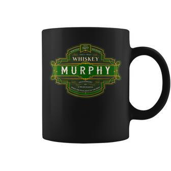 Murphy Whiskey Old Irish Family Names Whiskey Brands Coffee Mug | Mazezy