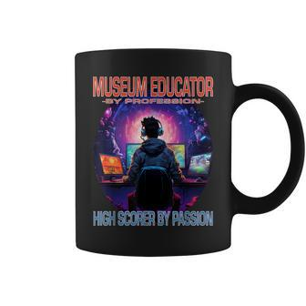 Museum Educator Gamer Fun Pun Gaming Coffee Mug | Mazezy