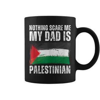 My Dad Is Palestinian Palestine Pride Flag Heritage Roots Coffee Mug - Seseable