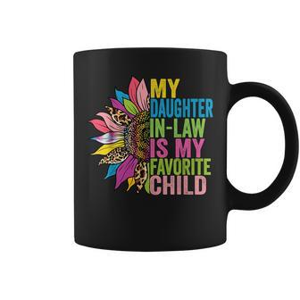 My Daughter In Law Is My Favorite Child Sunflower Coffee Mug | Mazezy