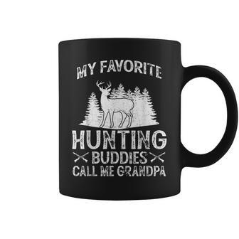 My Favorite Hunting Buddies Call Me Grandpa Men Gift For Mens Coffee Mug | Mazezy
