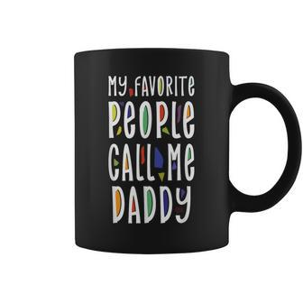 My Favorite People Call Me Papa For Grandpa Fathers Coffee Mug - Seseable