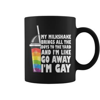 My Milkshake Brings All The Boys To The Yard Lgbtq Gay Pride Coffee Mug | Mazezy