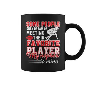 My Nephew Is My Favorite Football Player Aunt Uncle Coffee Mug | Mazezy