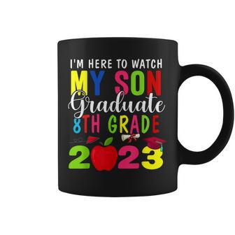 My Son Graduated 8Th Grade Class Of 2023 Graduation Coffee Mug - Seseable