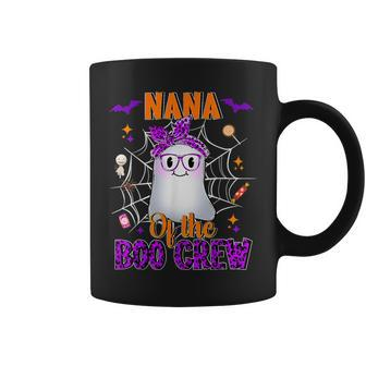 Nana Boo Crew Leopard Cute Ghost Grandma Halloween Costume Coffee Mug - Thegiftio UK