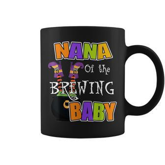 Nana Of Brewing Baby Halloween Theme Baby Shower Spooky Coffee Mug - Thegiftio UK