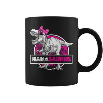 Nanasaurus T-Rex Matching Grandma Saurus Dinosaur Coffee Mug | Mazezy