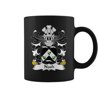 Nash Coat Of Arms Family Crest Coffee Mug | Mazezy
