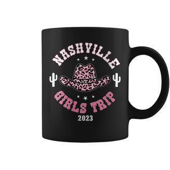 Nashville Girls Trip 2023 Western Country Southern Cowgirl Girls Trip Funny Designs Funny Gifts Coffee Mug | Mazezy