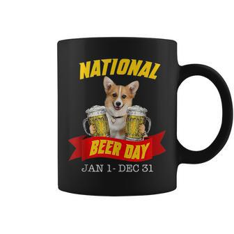 National Beer Day-Corgi Dog Funny For-Corgi Lovers Coffee Mug | Mazezy