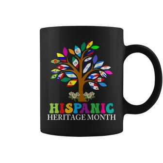 National Hispanic Heritage Month Cute Tree Country Flags Coffee Mug - Seseable